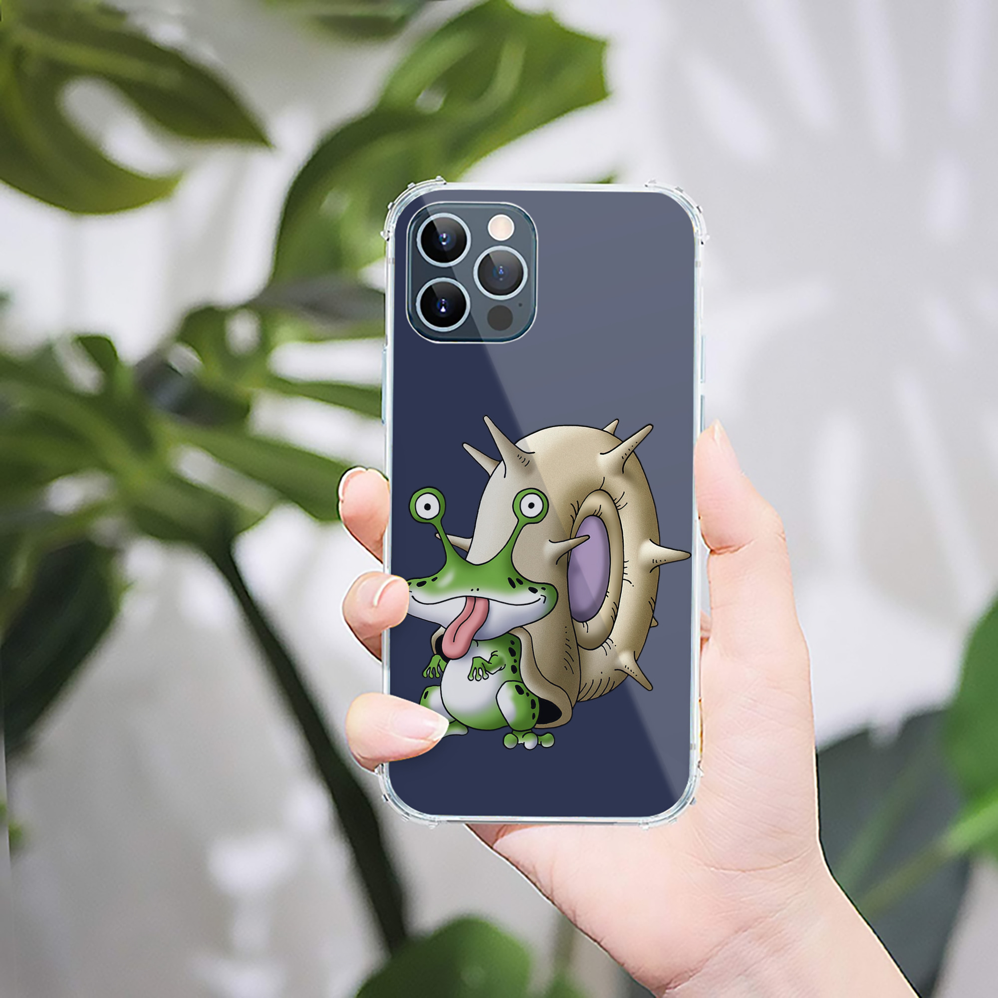（画像用） ドラゴンクエスト Doragon Kuesuto Dragon Quest 【iPhone 12シリーズ対応】透明スマホケース（クリアソフトケース）